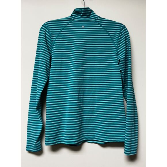 MOUNTAIN HARDWARE Striped Quarter Zip Long Sleeve Pullover, Sz S - Picture 5 of 7